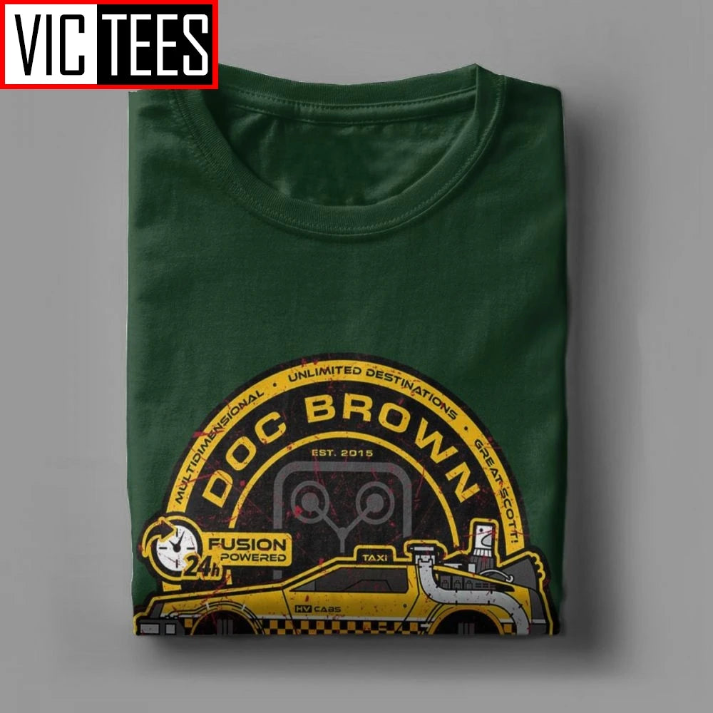 Doc Brown Taxis Back To The Future T-shirt