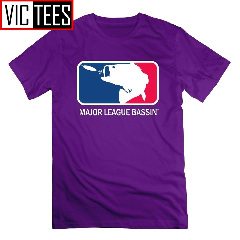 Major League Bassin' Bass Fishing T-shirt
