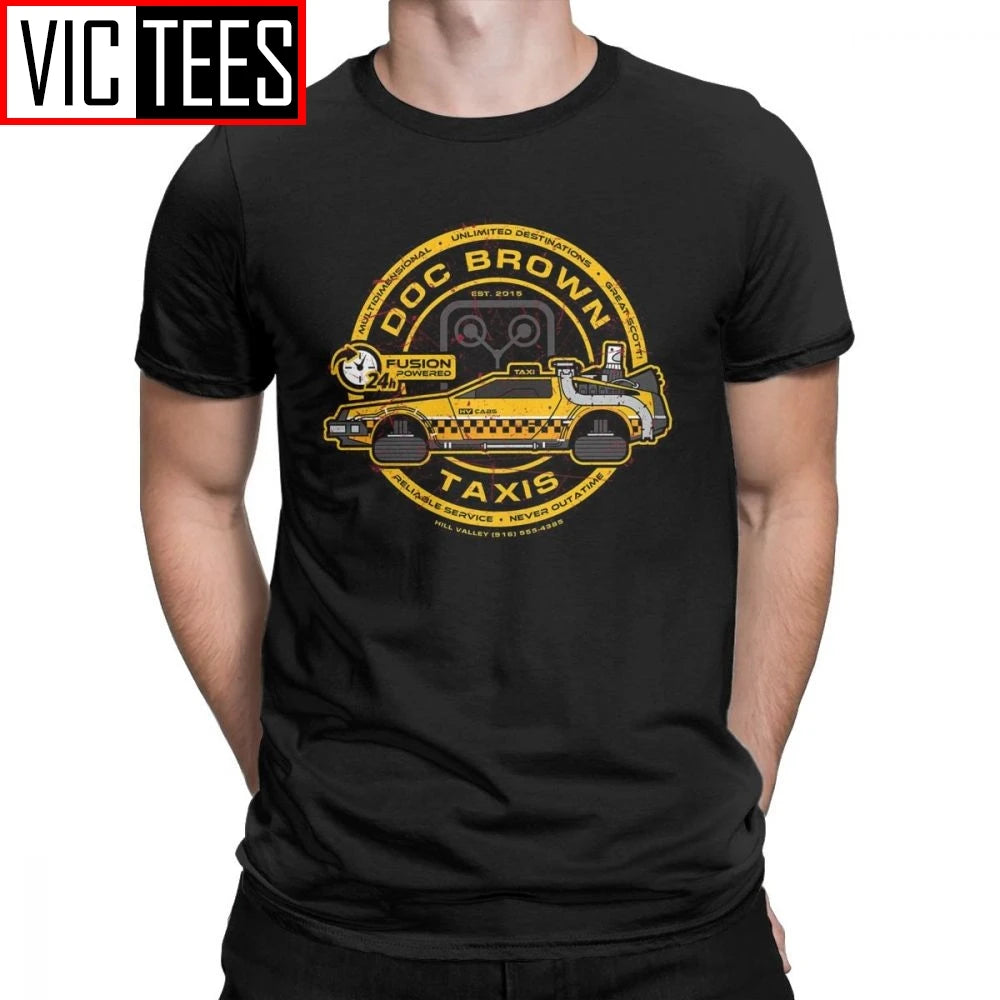Doc Brown Taxis Back To The Future T-shirt