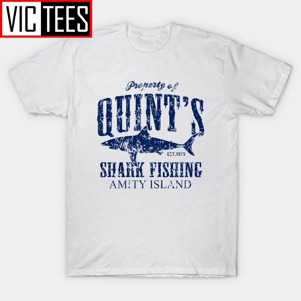 Property of Quint's Shark Fishing Amity Island T-shirt