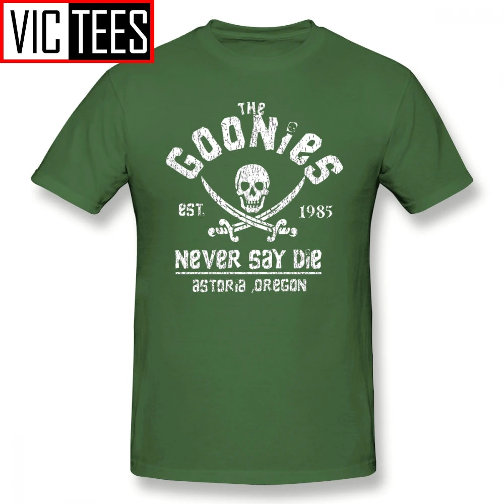 The Goonies est. 1985 Never Say Die Astoria, Oregon T-shirt