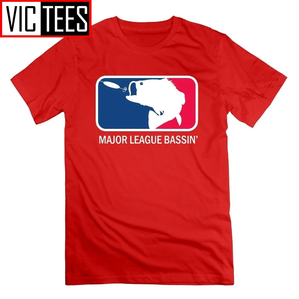 Major League Bassin' Bass Fishing T-shirt