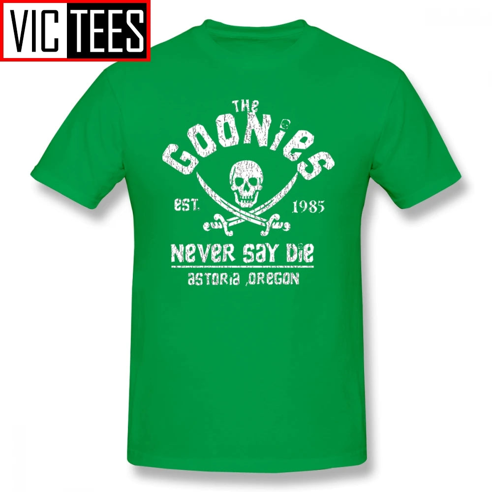 The Goonies est. 1985 Never Say Die Astoria, Oregon T-shirt