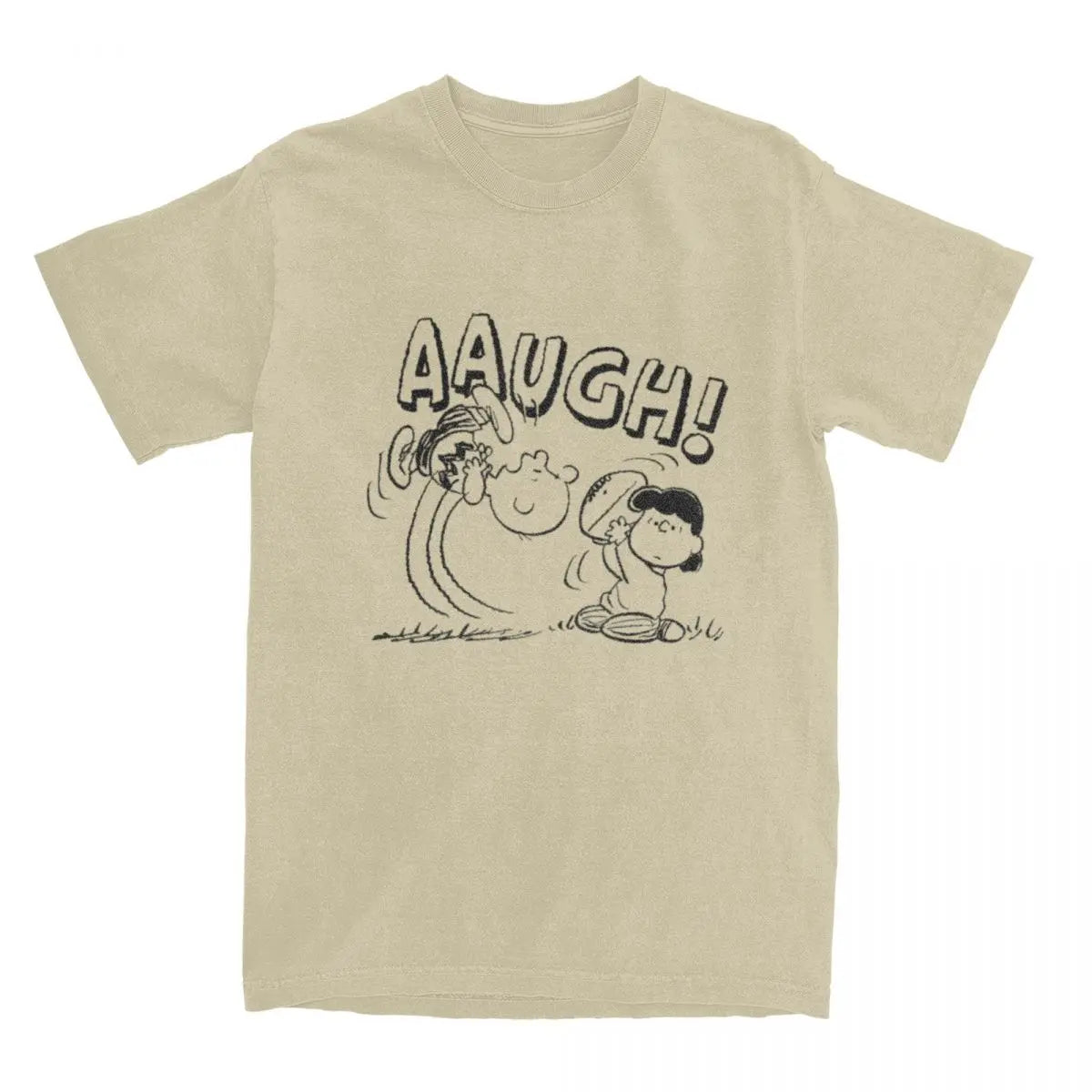 Peanuts Charlie Brown and Lucy Football Kick Aaugh! T-shirt