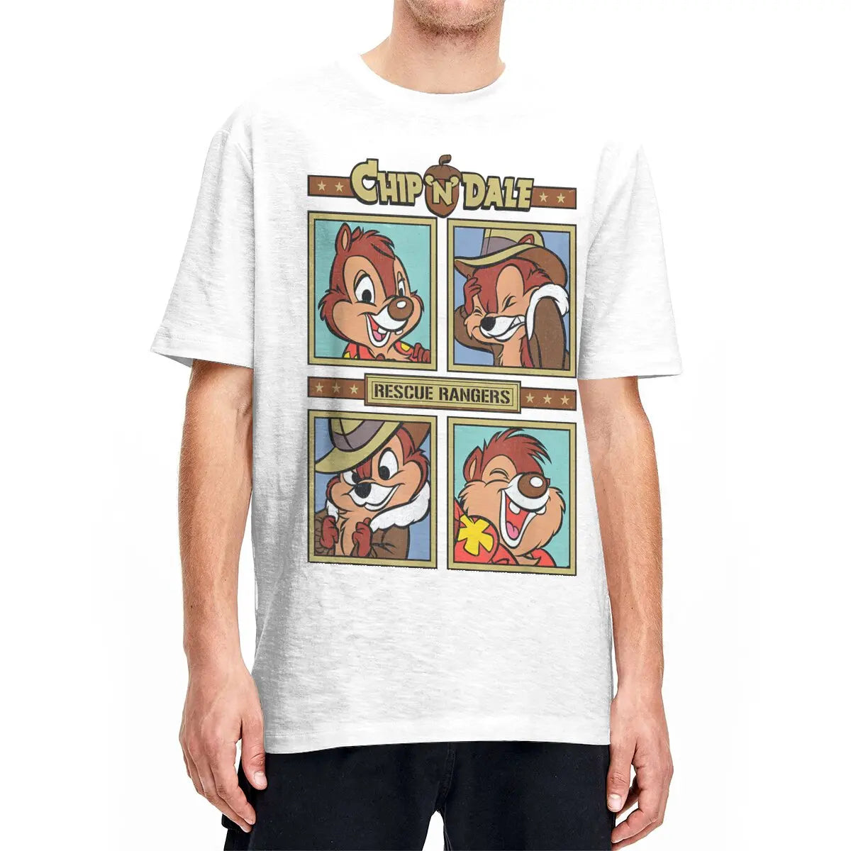 Chip and Dale Rescue Rangers Cartoon T-shirt