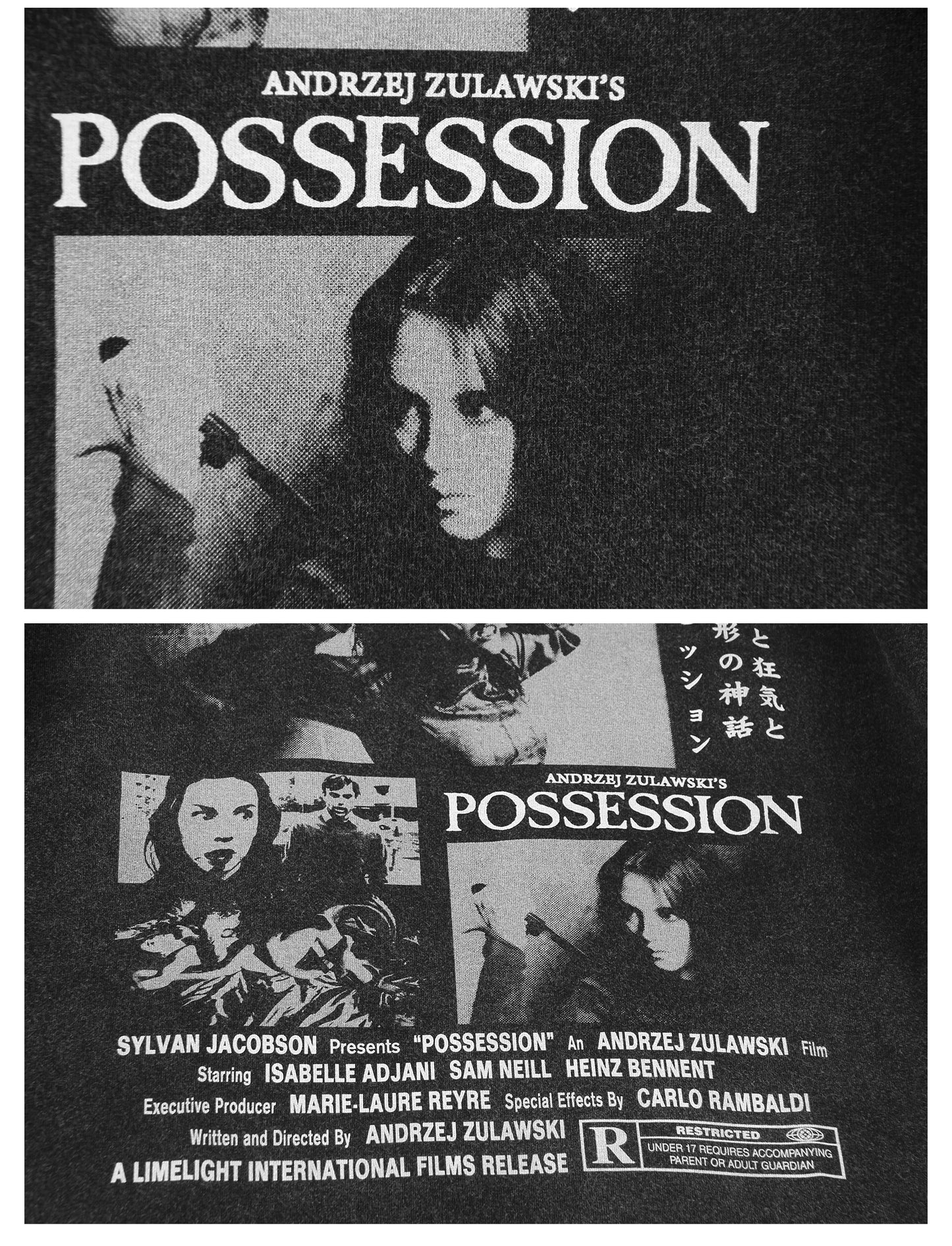 Andrzej Zulawski's Possession Horror Movie T-shirt