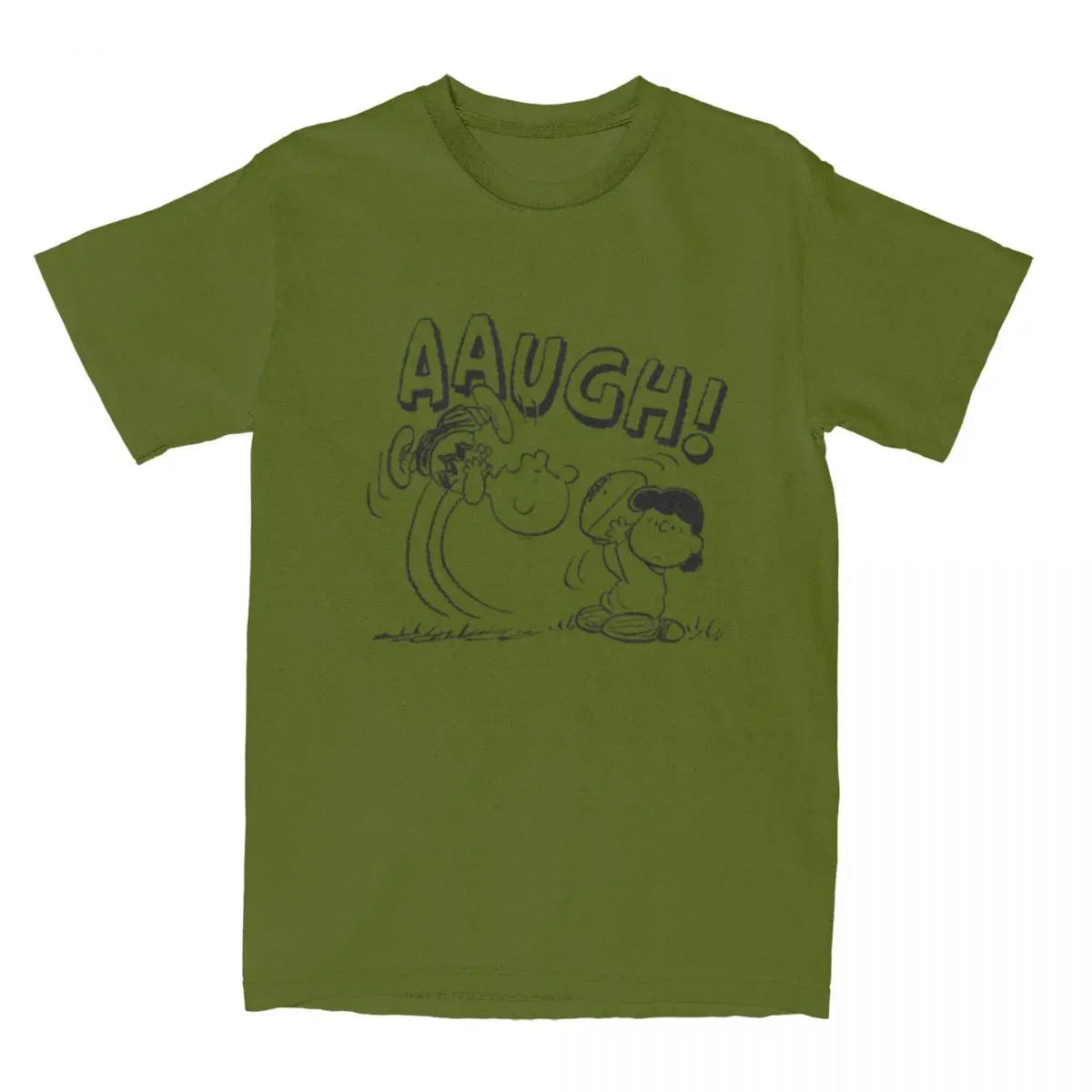 Peanuts Charlie Brown and Lucy Football Kick Aaugh! T-shirt