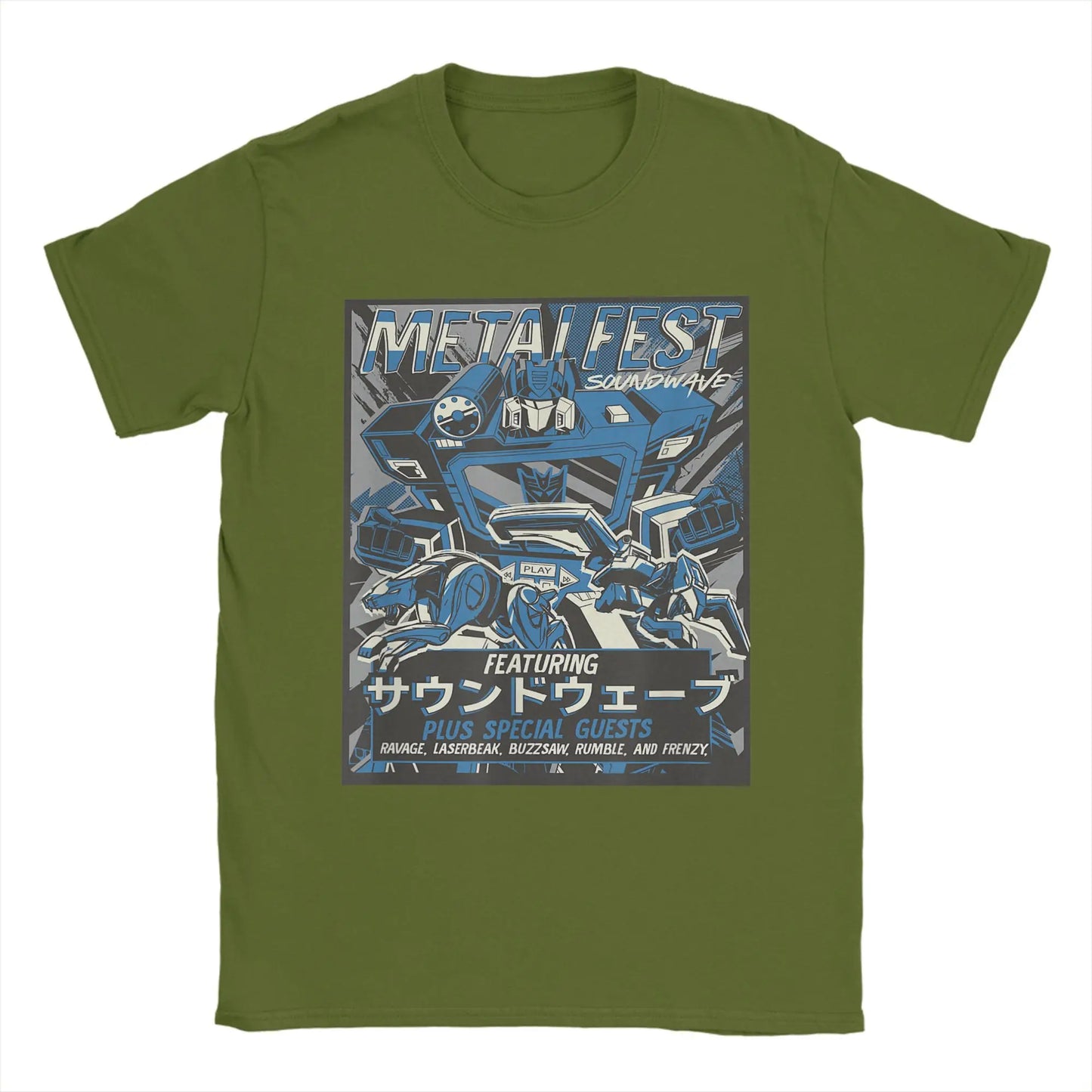 Transformers Metal Fest Soundwave T-shirt