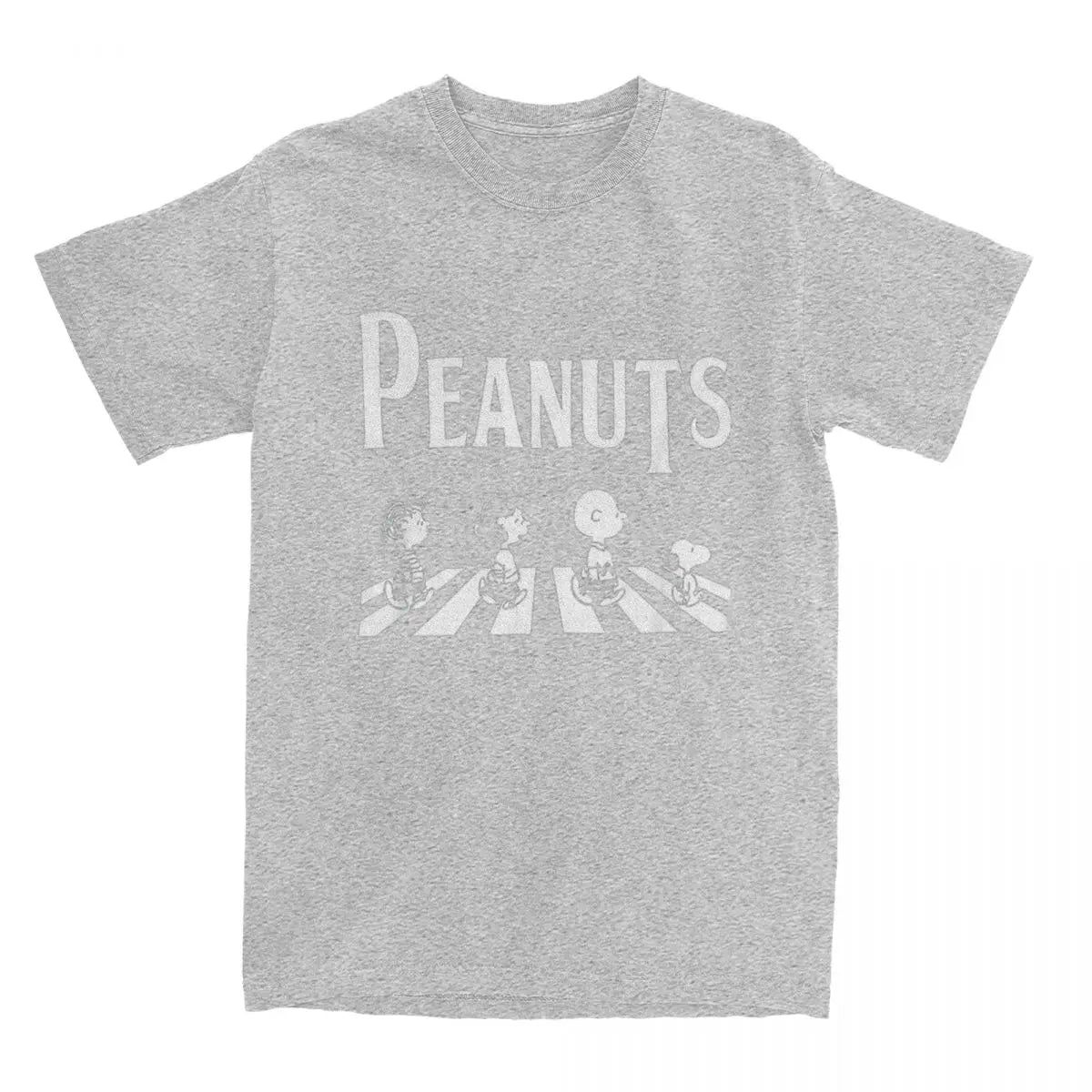 Peanuts Crossing Abbey Road Snoopy Charlie Brown Lucy Linus T-shirt