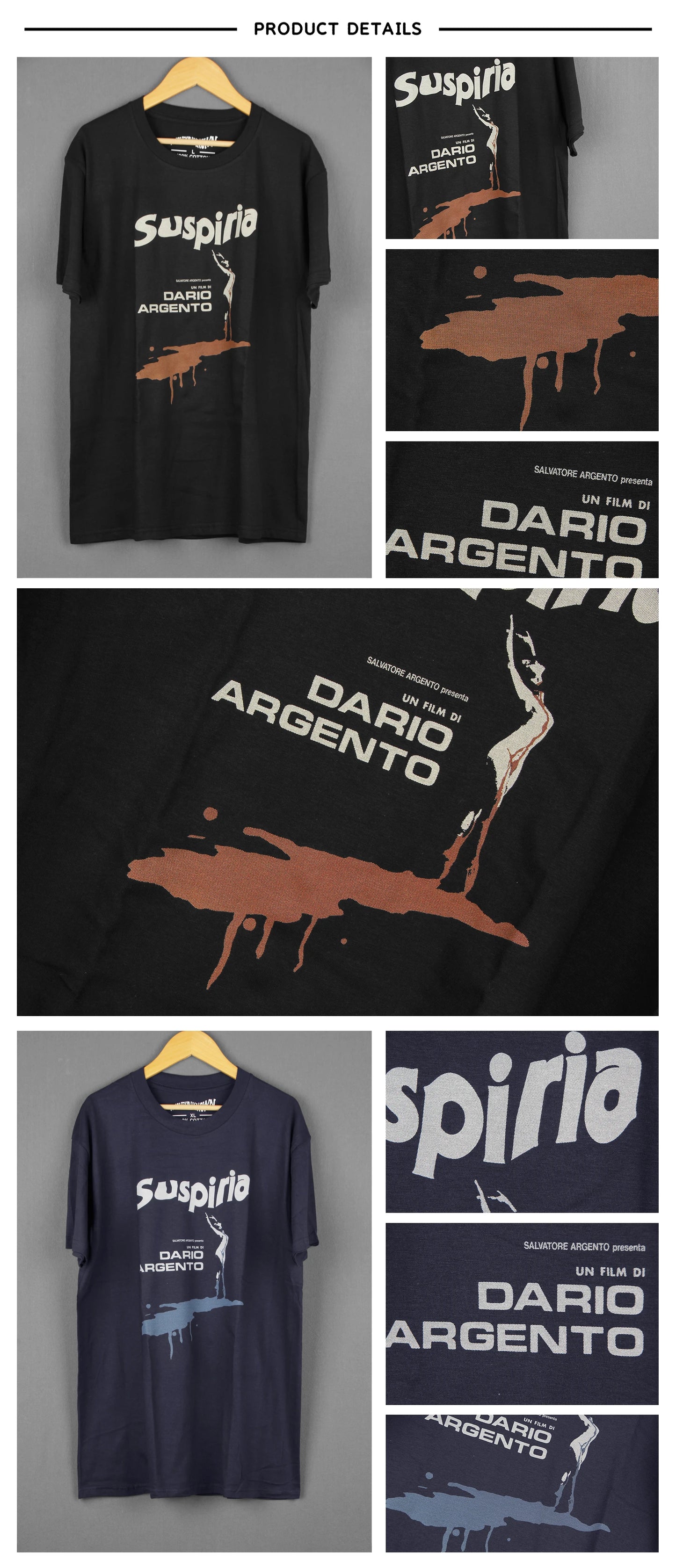 Dario Argento's Suspiria Horror Movie T-shirt
