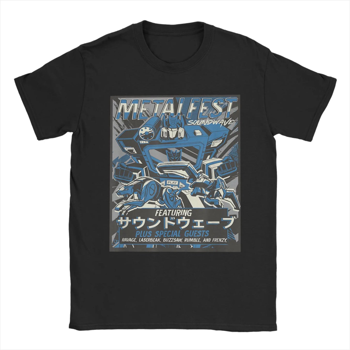 Transformers Metal Fest Soundwave T-shirt