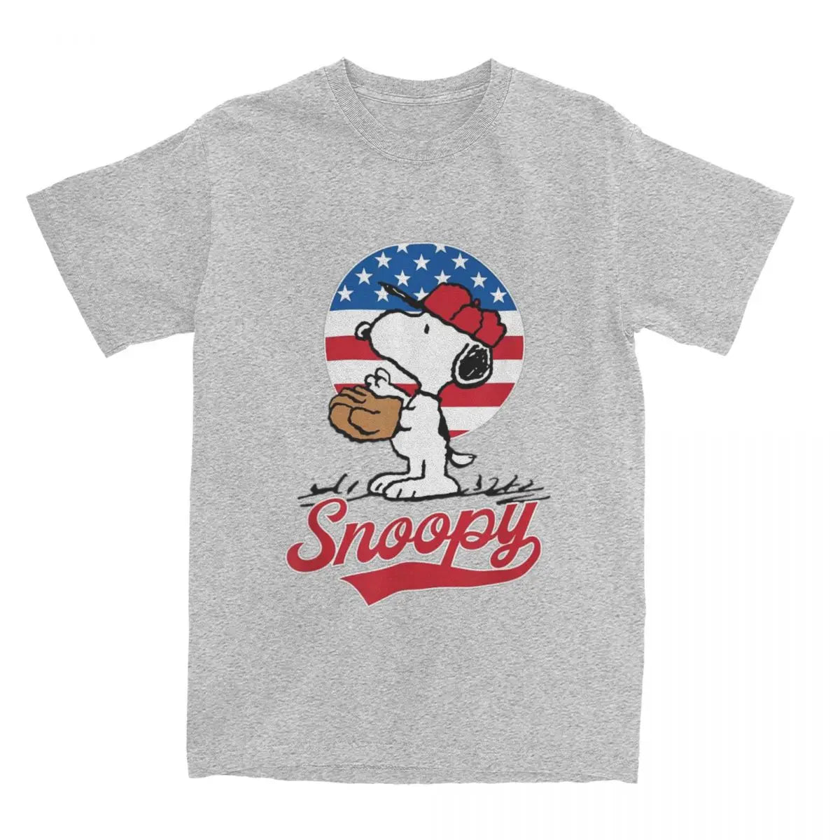 Peanuts Snoopy Americana Baseball T-shirt