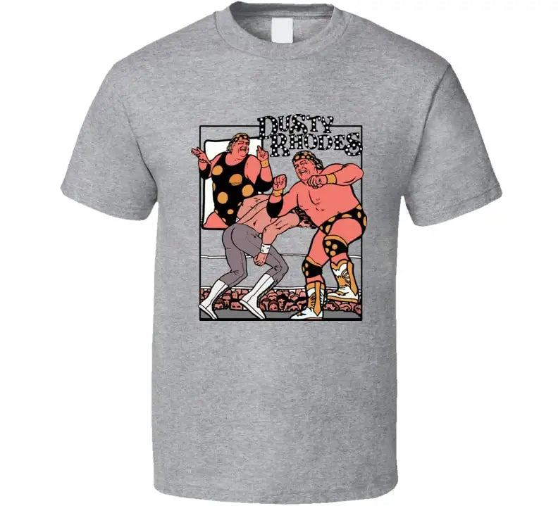 Dusty Rhodes The American Dream in Polka Dots Wrestling T-shirt