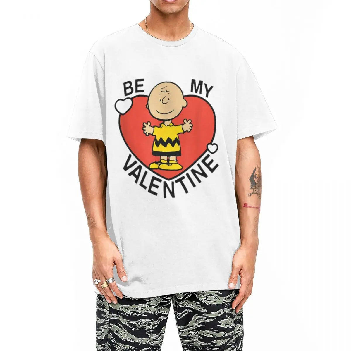 Peanuts Charlie Brown Be My Valentine T-shirt
