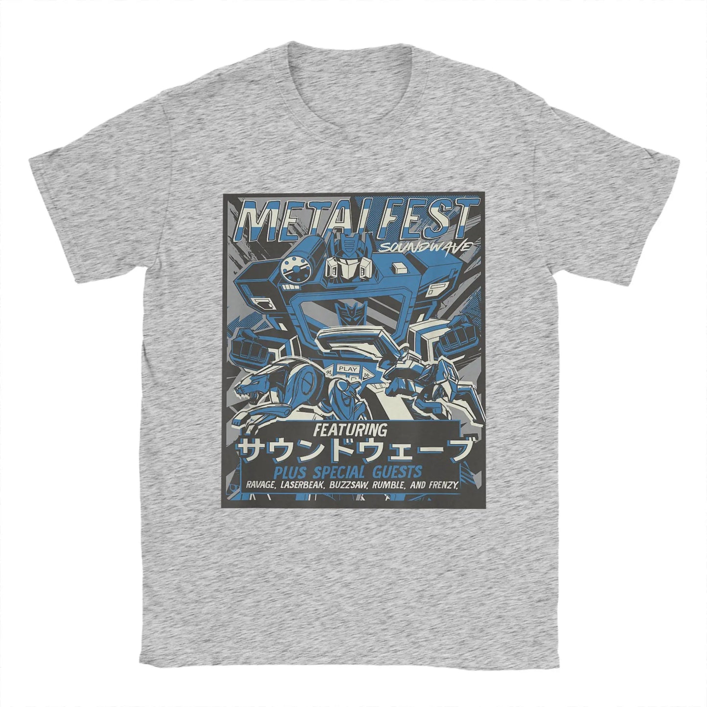 Transformers Metal Fest Soundwave T-shirt