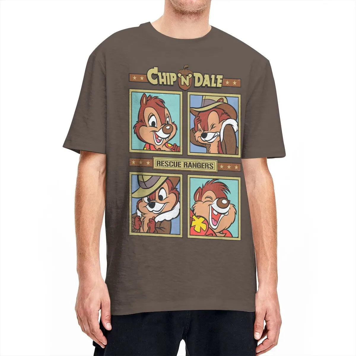Chip and Dale Rescue Rangers Cartoon T-shirt
