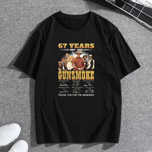 Gunsmoke 67 Years Thank You For The Memories T-shirt