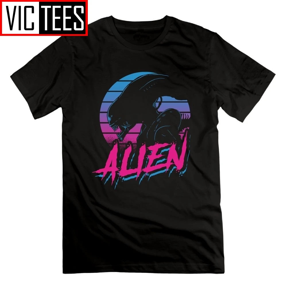 ALIEN Stylish 80s Fluorescent T-shirt
