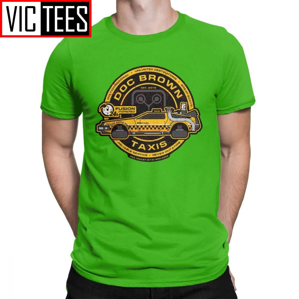 Doc Brown Taxis Back To The Future T-shirt