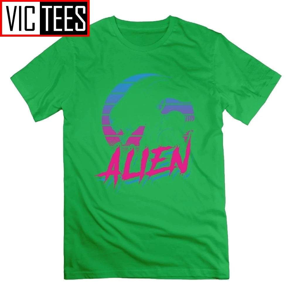 ALIEN Stylish 80s Fluorescent T-shirt