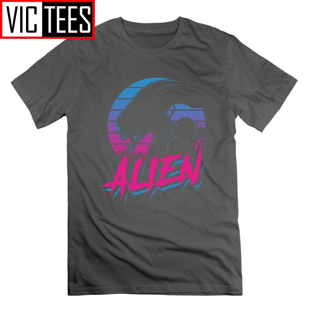 ALIEN Stylish 80s Fluorescent T-shirt