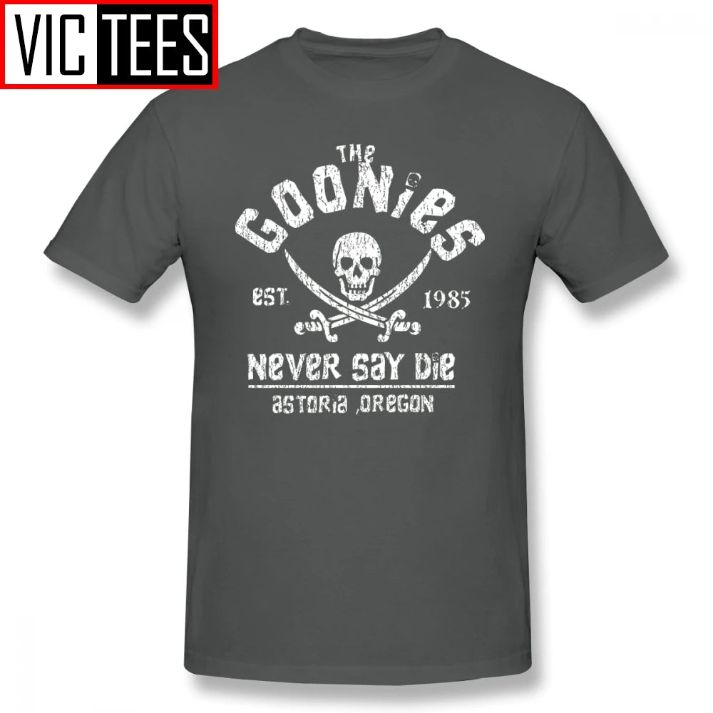 The Goonies est. 1985 Never Say Die Astoria, Oregon T-shirt