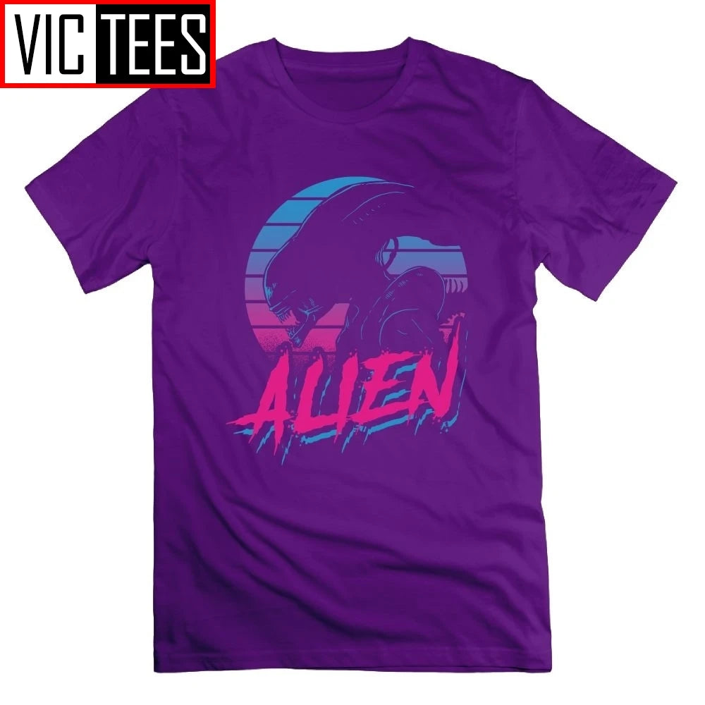ALIEN Stylish 80s Fluorescent T-shirt