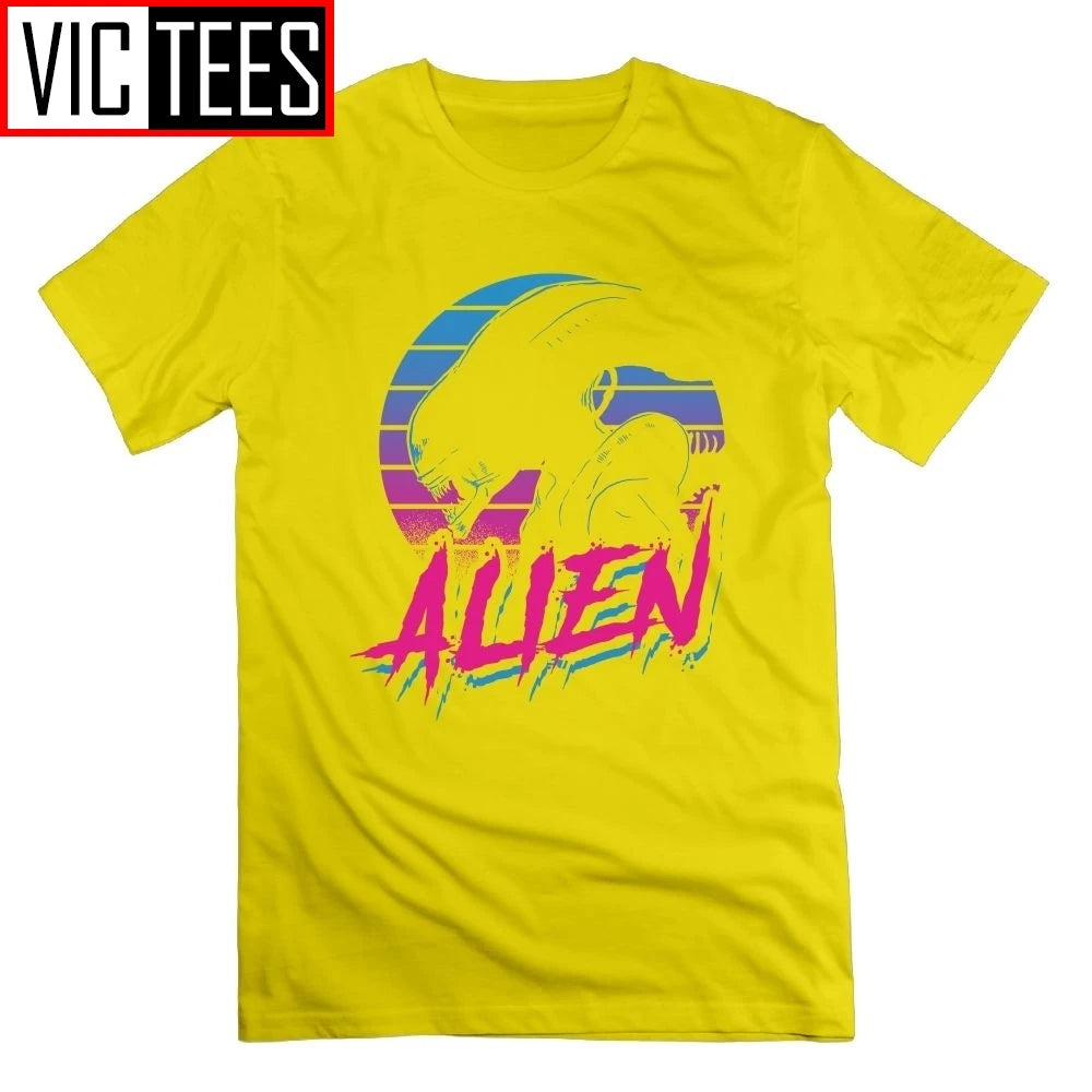 ALIEN Stylish 80s Fluorescent T-shirt