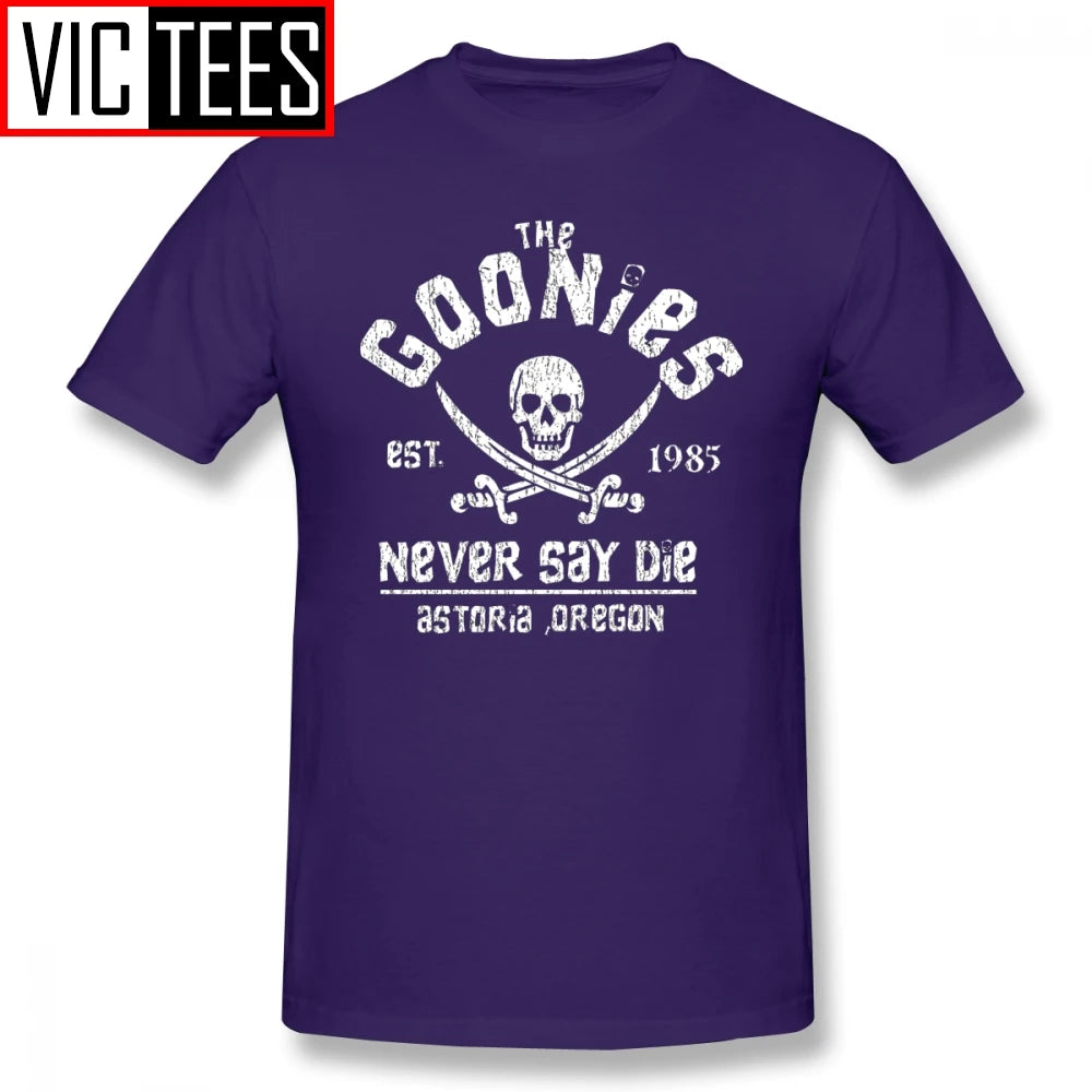 The Goonies est. 1985 Never Say Die Astoria, Oregon T-shirt
