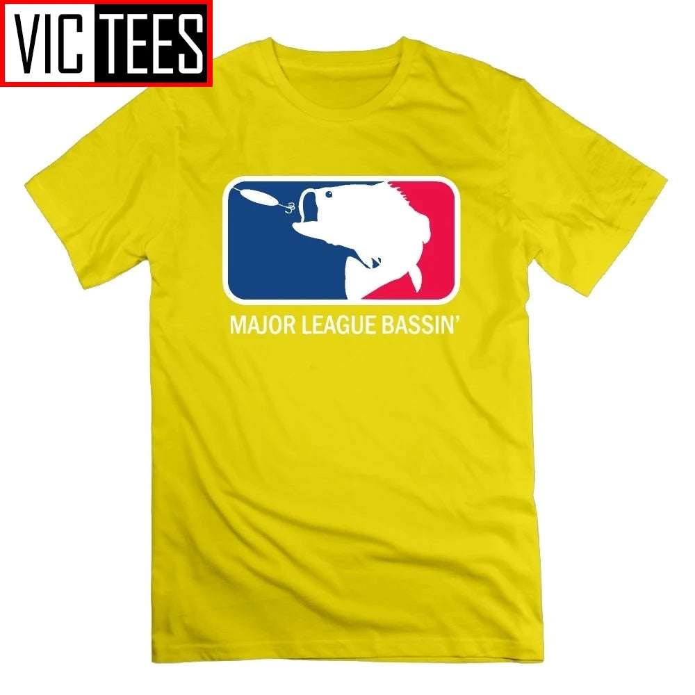 Major League Bassin' Bass Fishing T-shirt
