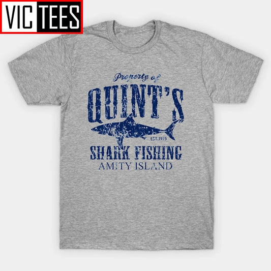 Property of Quint's Shark Fishing Amity Island T-shirt