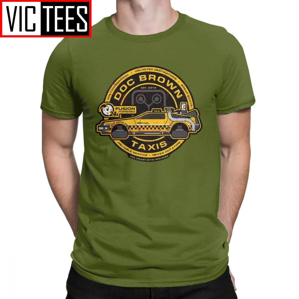 Doc Brown Taxis Back To The Future T-shirt