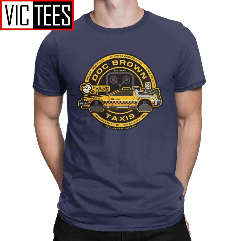 Doc Brown Taxis Back To The Future T-shirt