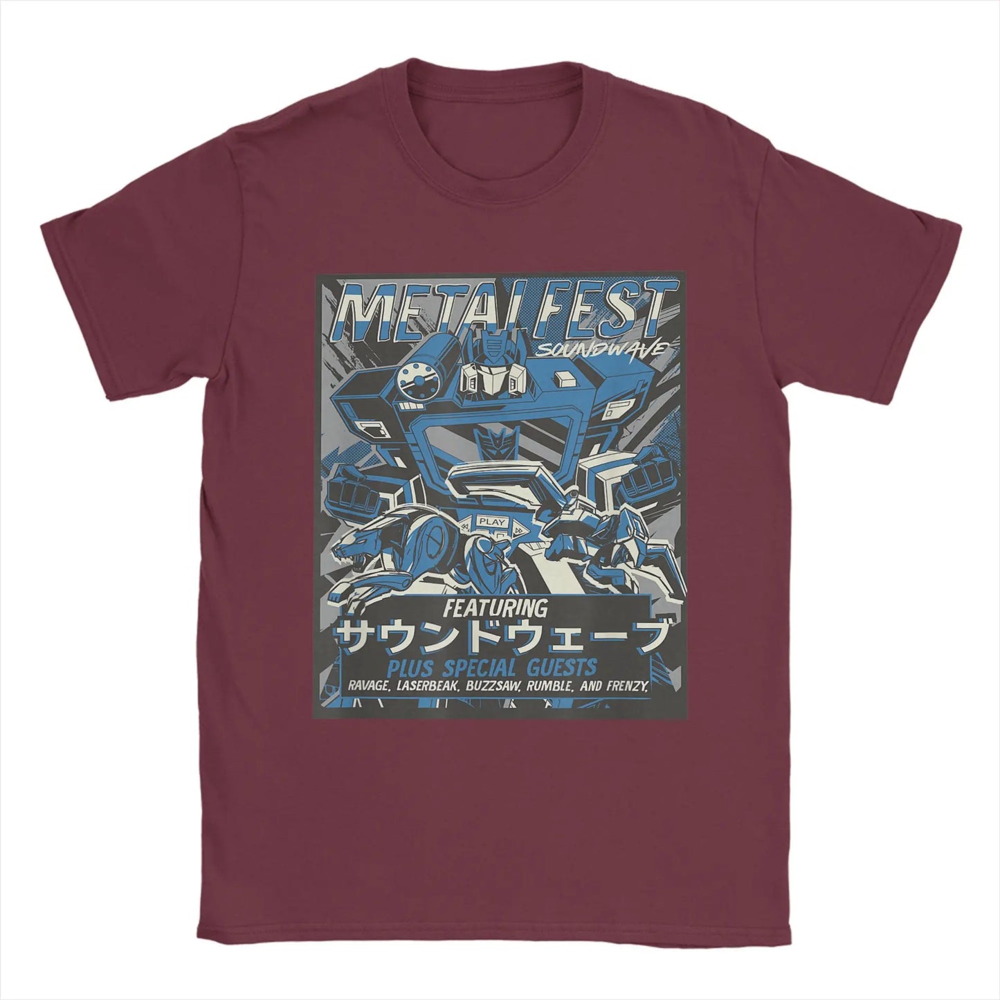 Transformers Metal Fest Soundwave T-shirt
