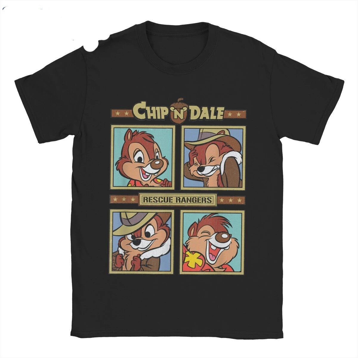 Chip and Dale Rescue Rangers Cartoon T-shirt