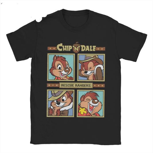 Chip and Dale Rescue Rangers Cartoon T-shirt
