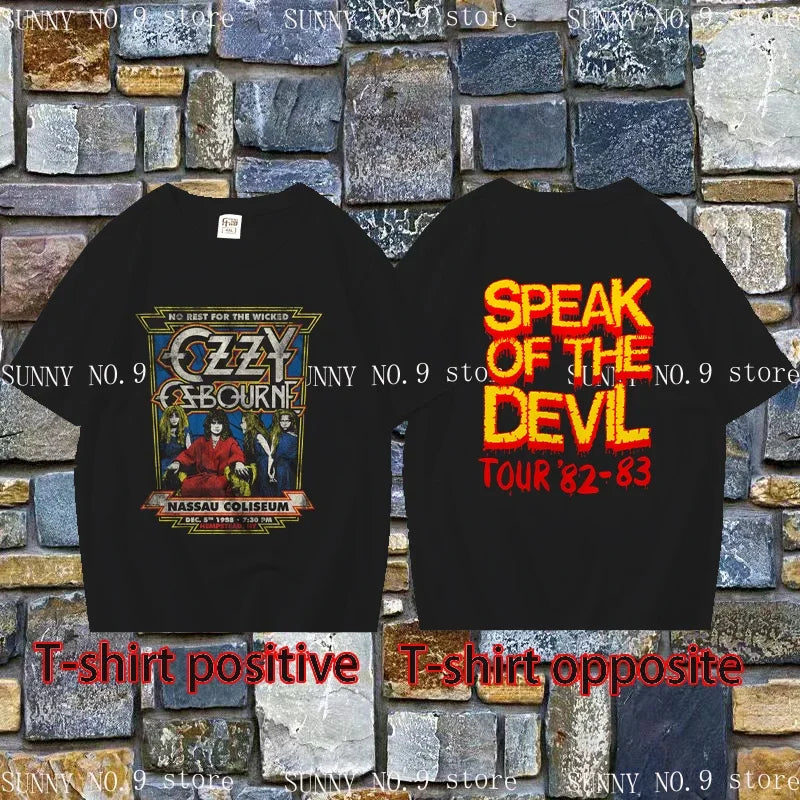 Ozzy Osbourne Speak Of The Devil Tour Concert T-shirt