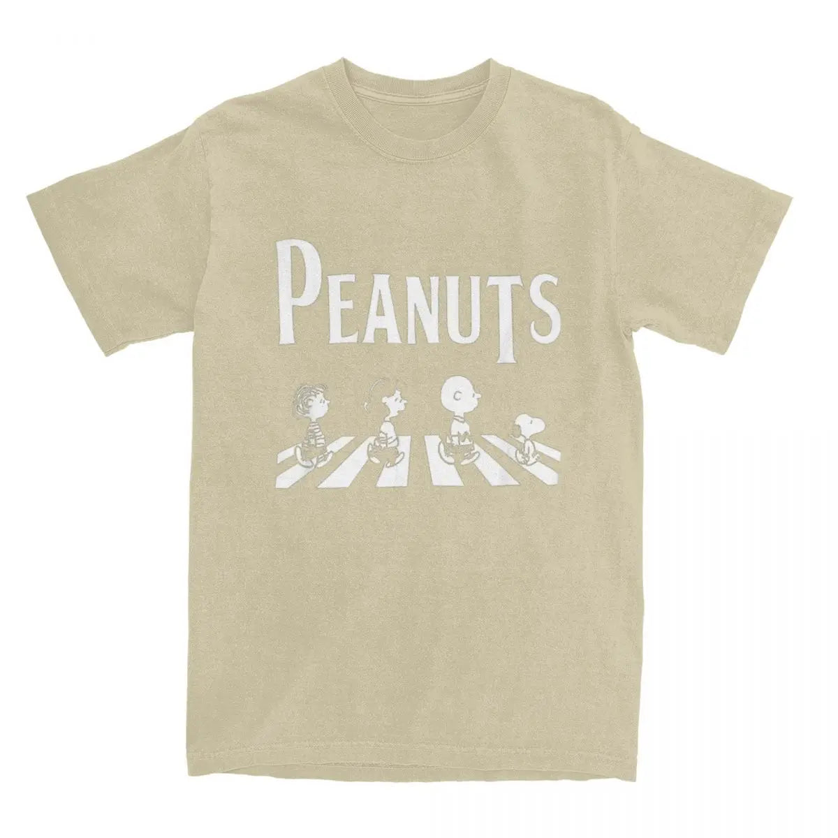 Peanuts Crossing Abbey Road Snoopy Charlie Brown Lucy Linus T-shirt