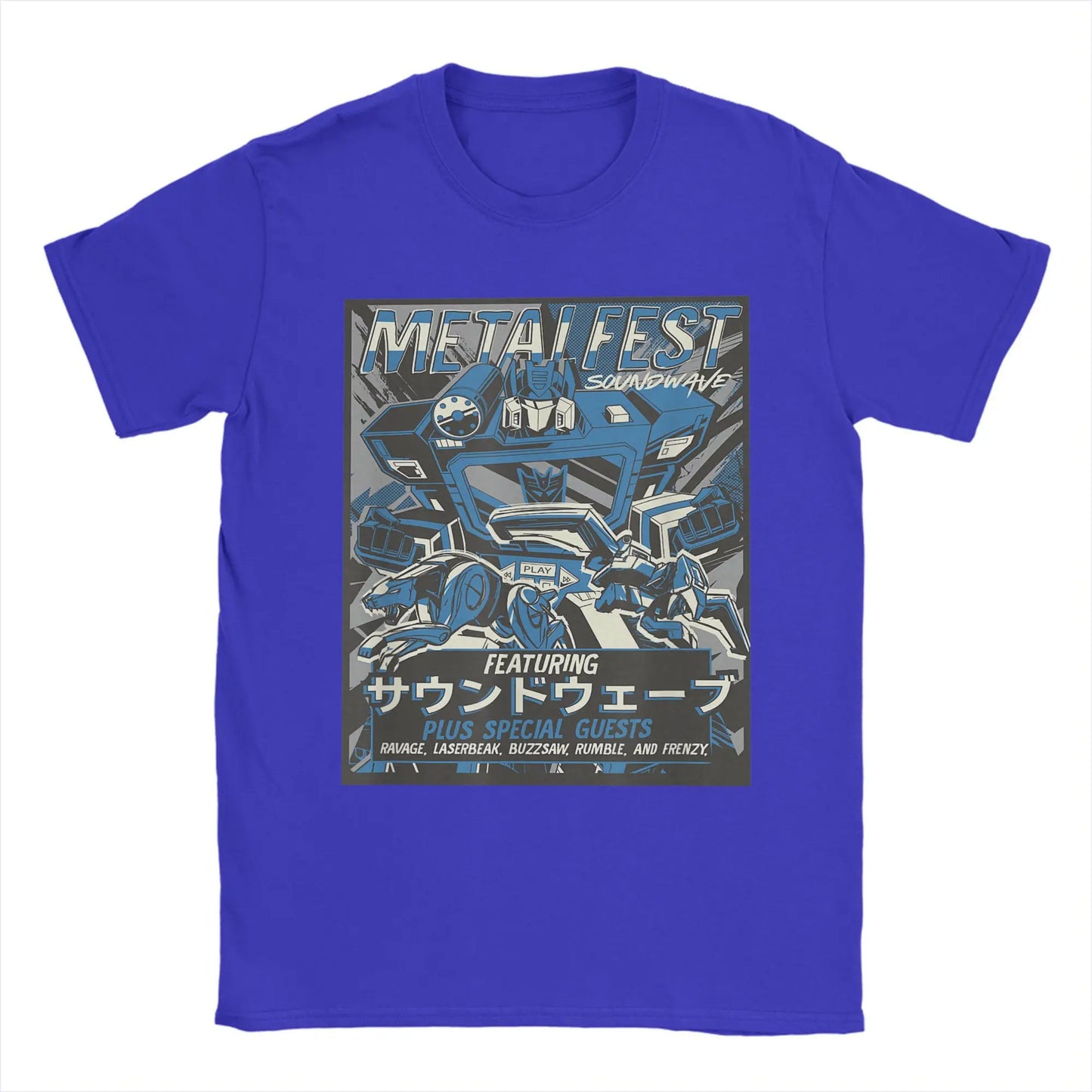 Transformers Metal Fest Soundwave T-shirt
