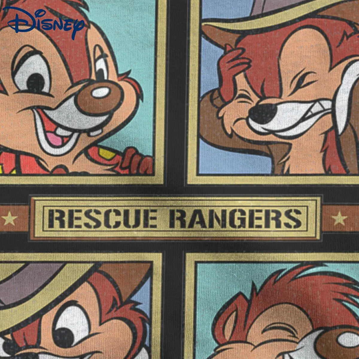 Chip and Dale Rescue Rangers Cartoon T-shirt
