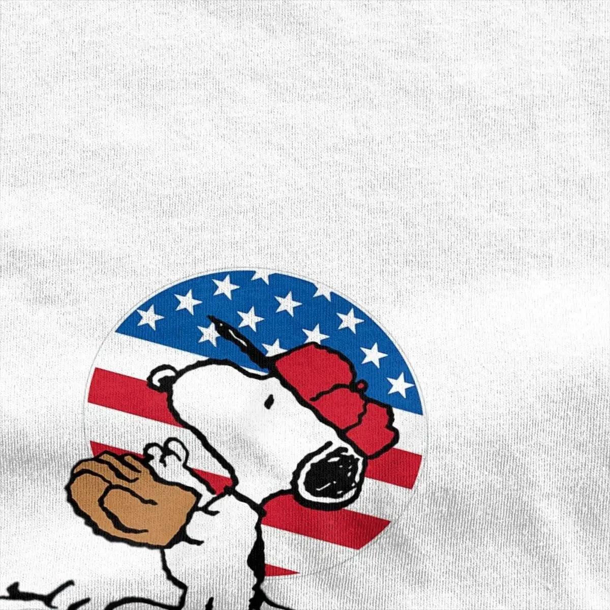 Peanuts Snoopy Americana Baseball T-shirt
