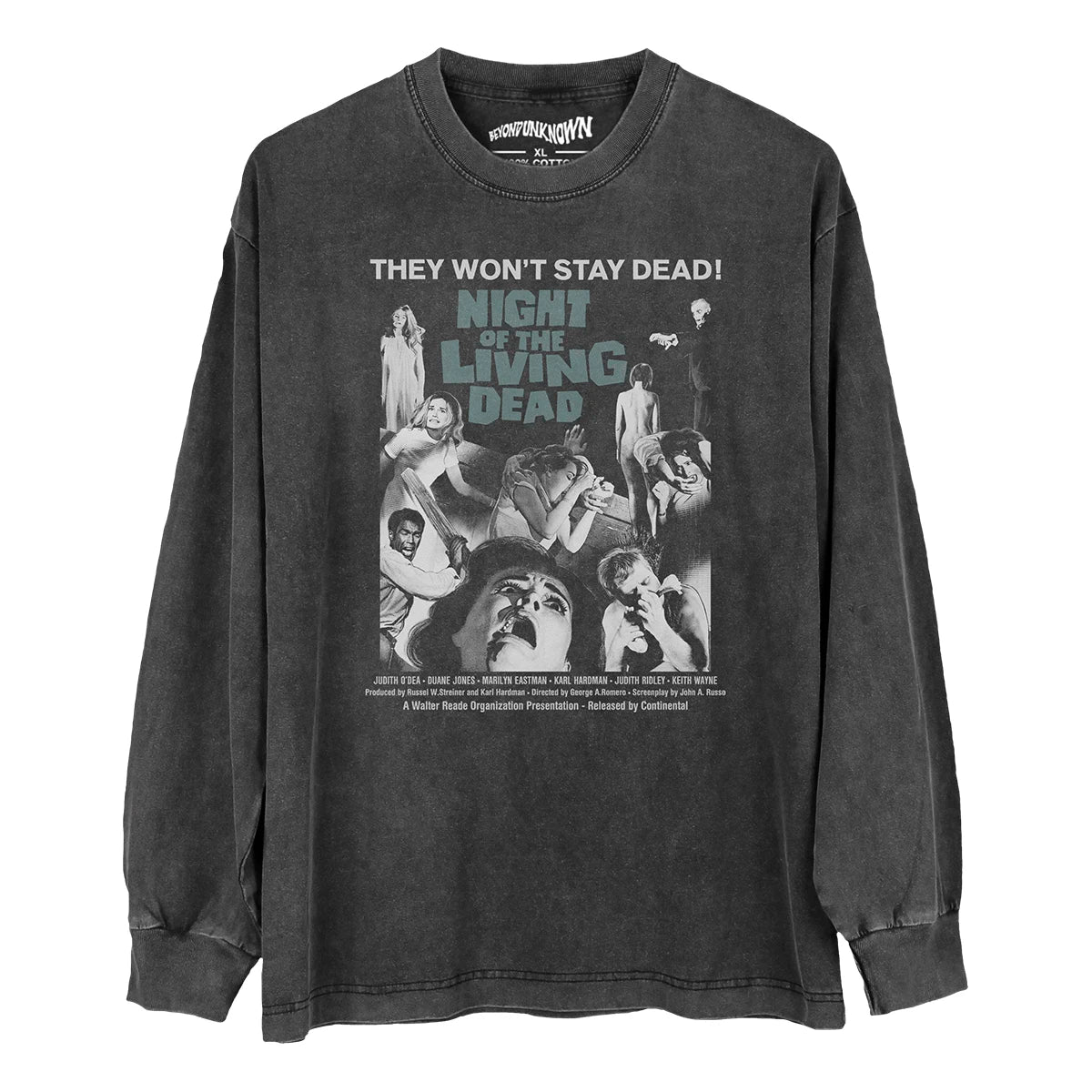George A Romero's Night of the Living Dead Horror Movie T-shirt