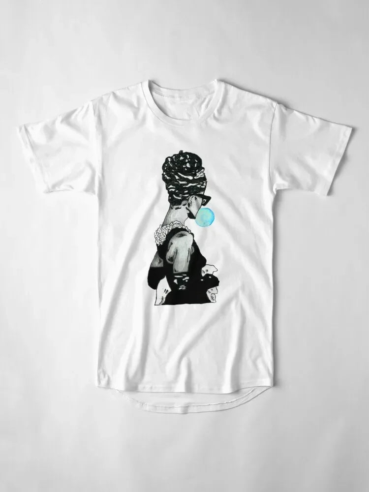 Audrey Hepburn Blowing A Bubble T-shirt