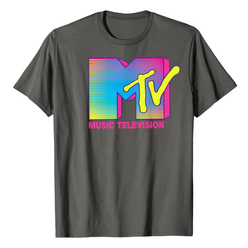 MTV Logo Fluorescent Colors T-shirt