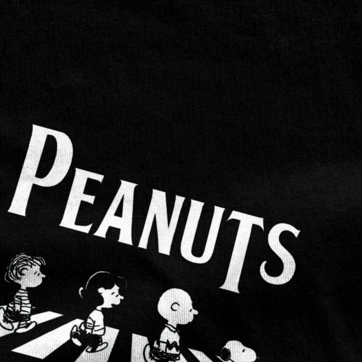 Peanuts Crossing Abbey Road Snoopy Charlie Brown Lucy Linus T-shirt