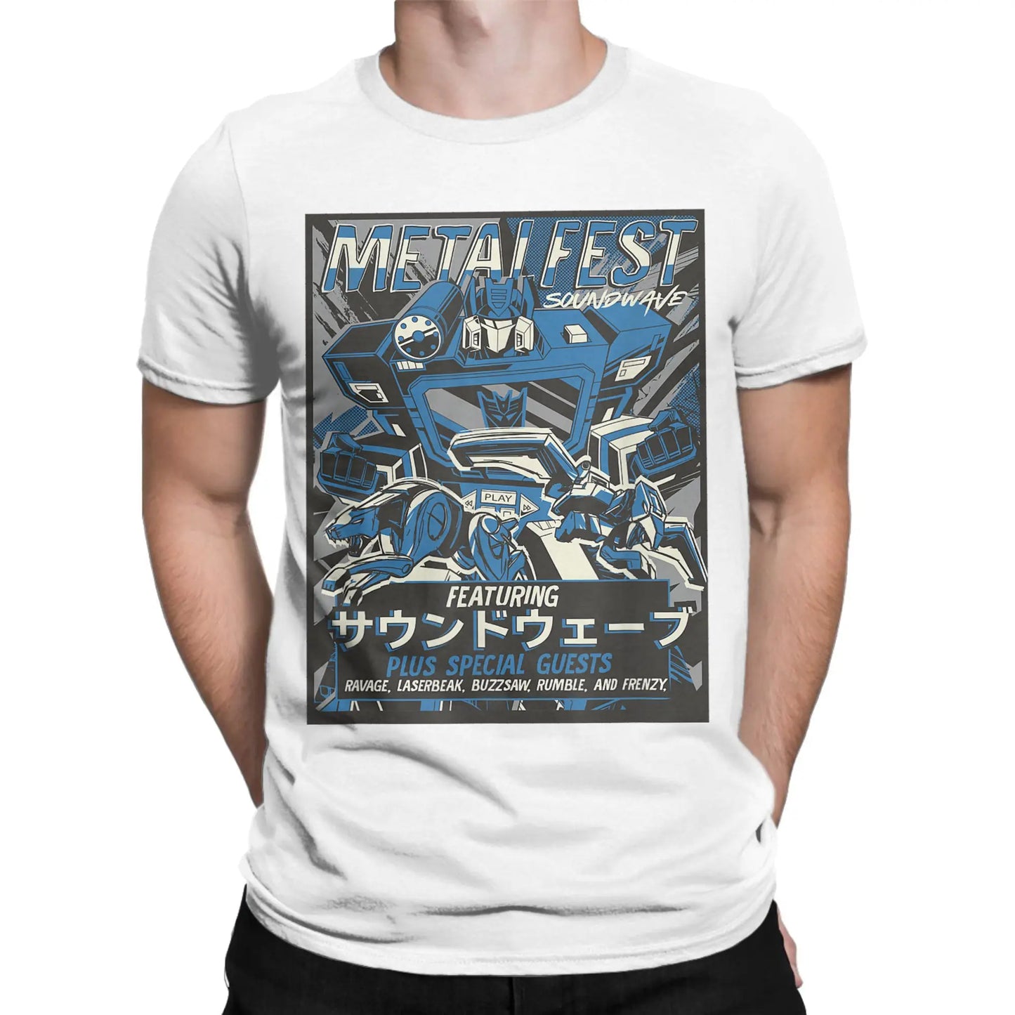 Transformers Metal Fest Soundwave T-shirt
