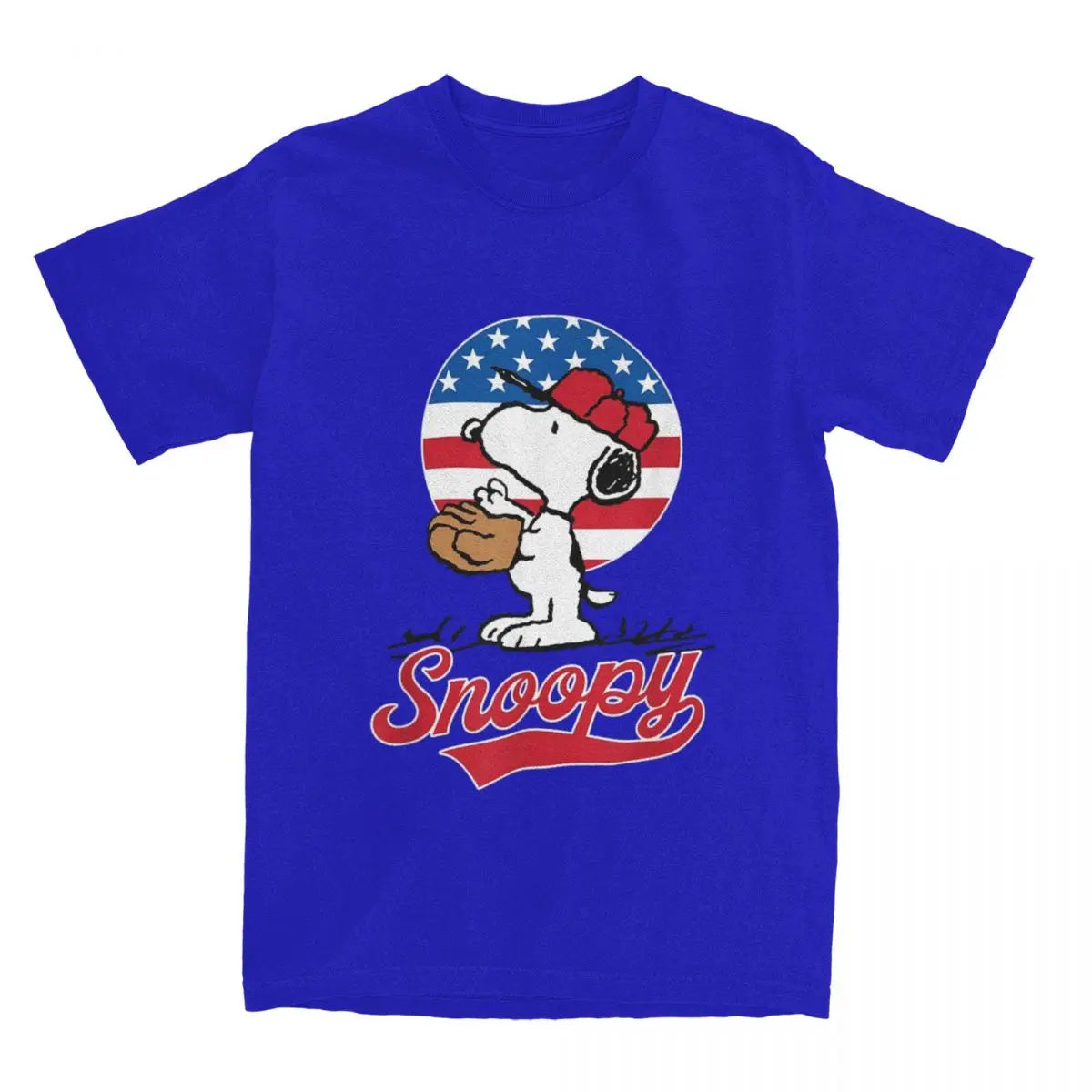 Peanuts Snoopy Americana Baseball T-shirt