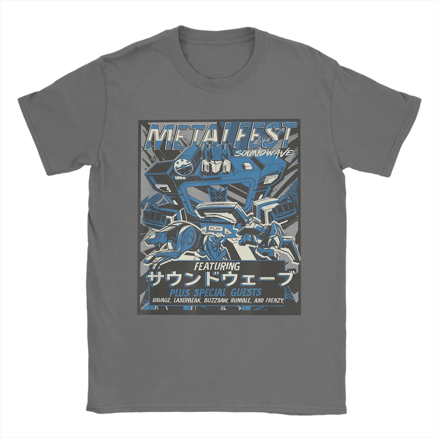 Transformers Metal Fest Soundwave T-shirt