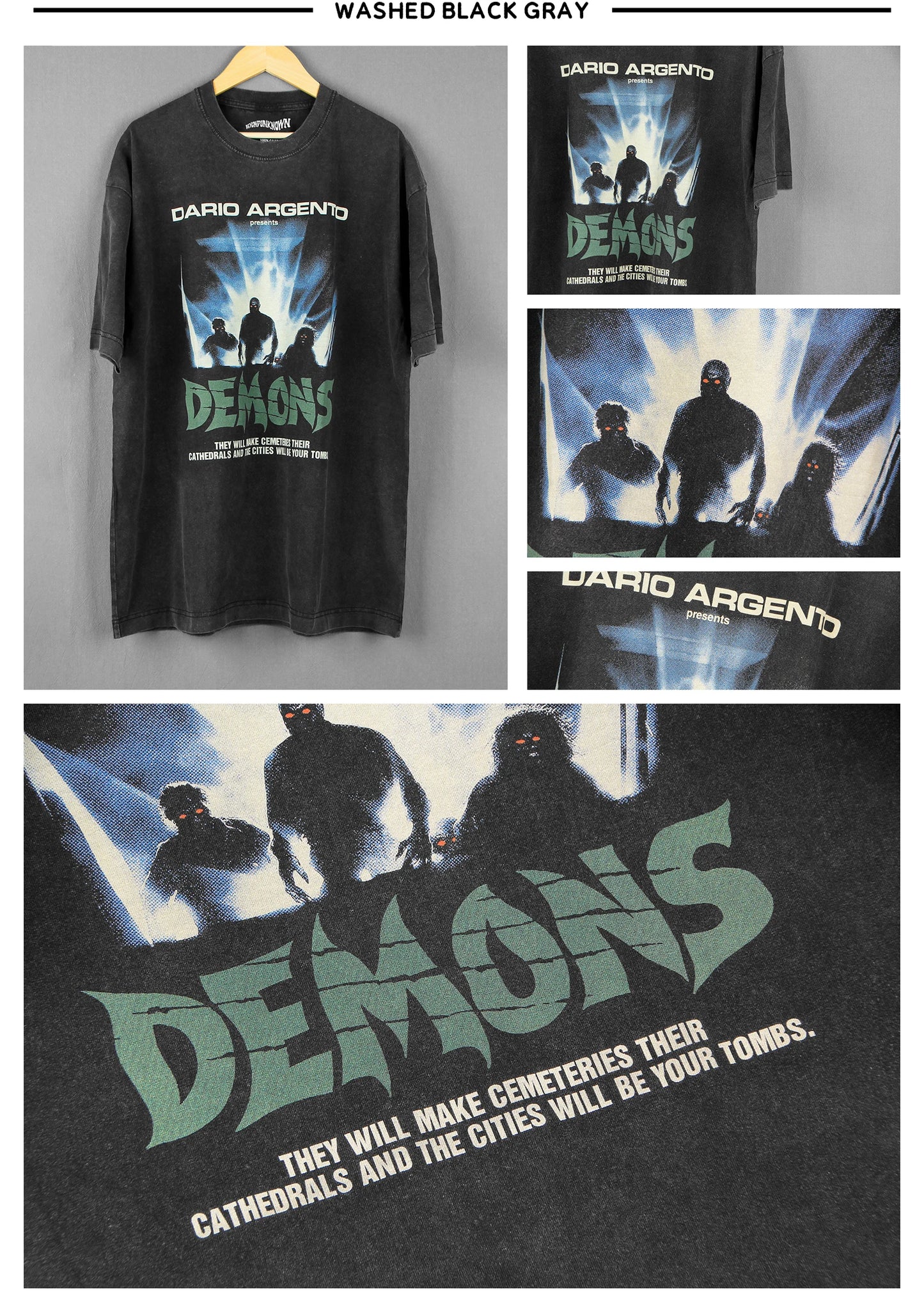Dario Argento's Demons Horror Movie T-shirt