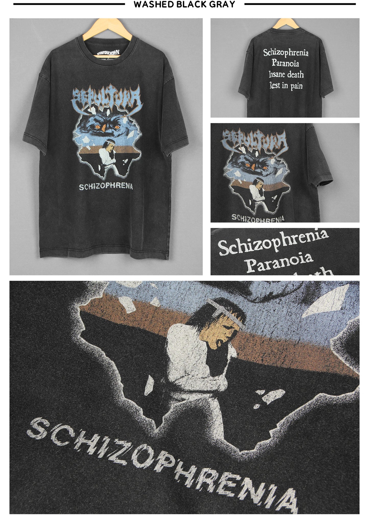 Sepultura Schizophrenia T-shirt
